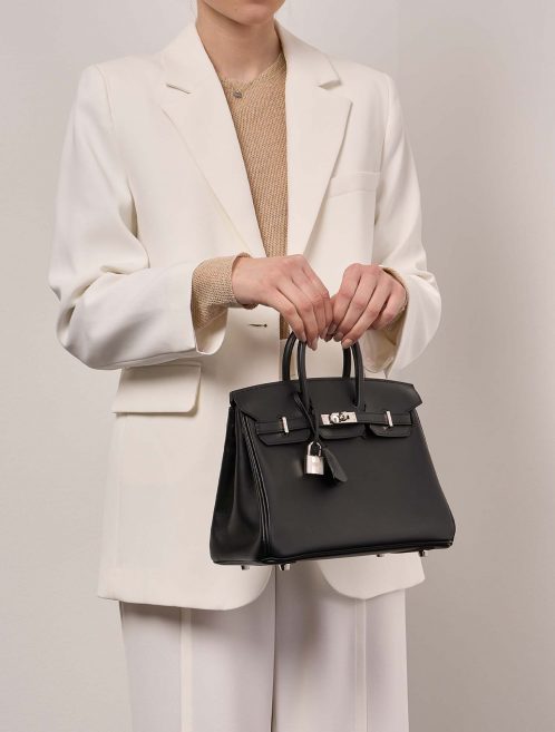 Hermès Birkin 25 Black 1M | Sell your designer bag on Saclab.com