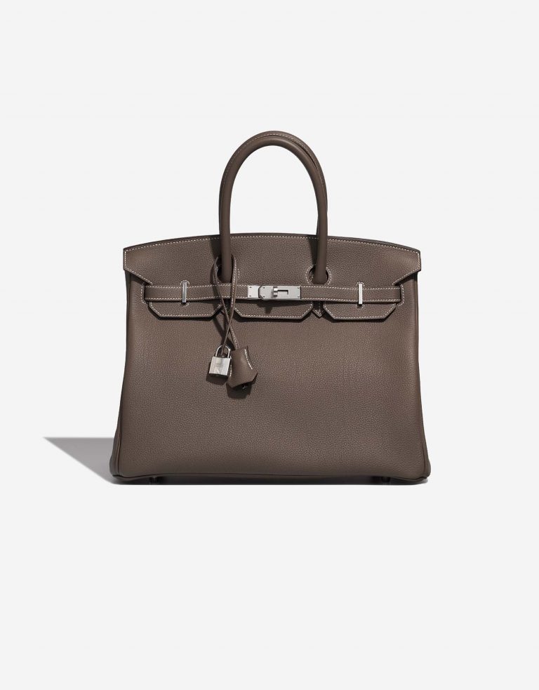 Hermès Birkin 35 Etoupe Front  | Sell your designer bag on Saclab.com