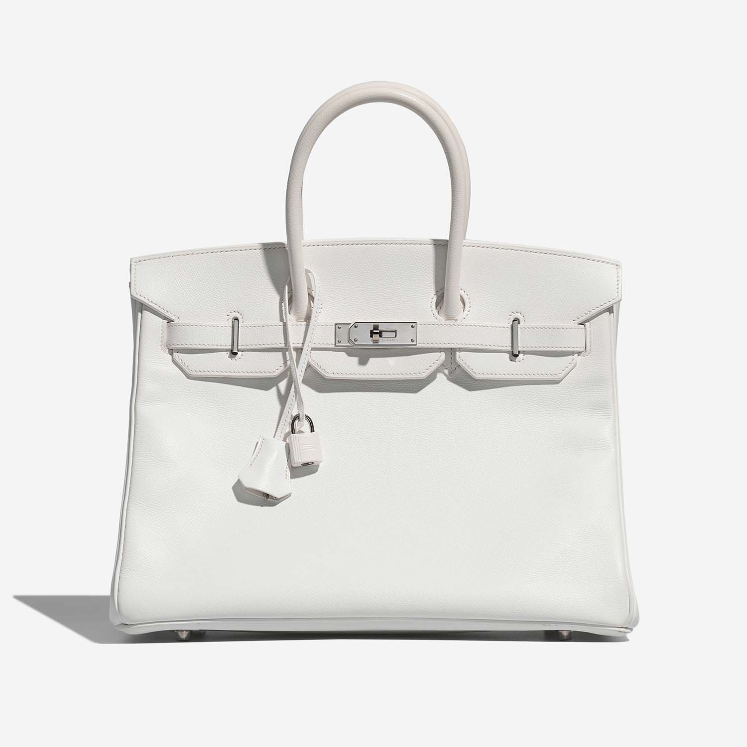 Hermès Birkin 35 White Front  | Sell your designer bag on Saclab.com