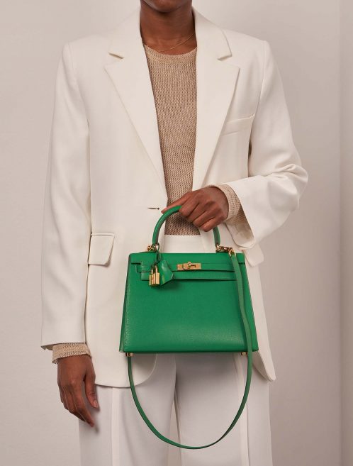 Hermès Kelly 25 Bambou 1M | Verkaufen Sie Ihre Designertasche auf Saclab.com