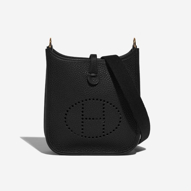 Hermès Evelyne 16 Black Front | Vendre votre sac de créateur sur Saclab.com