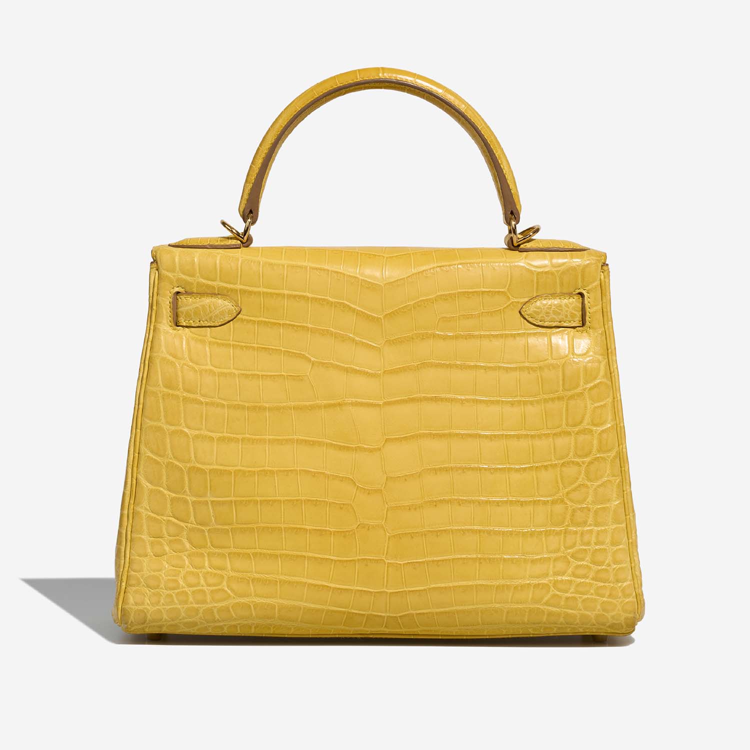 Hermès Kelly 28 JauneMimosa Back  | Sell your designer bag on Saclab.com