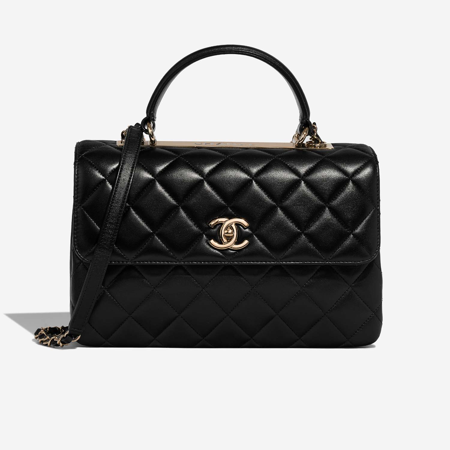 Chanel Trendy Large Black Front  | Sell your designer bag on Saclab.com
