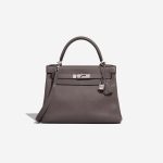 Hermès Kelly 28 Etain Front  | Sell your designer bag on Saclab.com