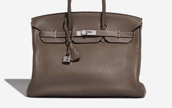 Hermès Birkin 35 Étoupe Front | Vendez votre sac de créateur sur Saclab.com