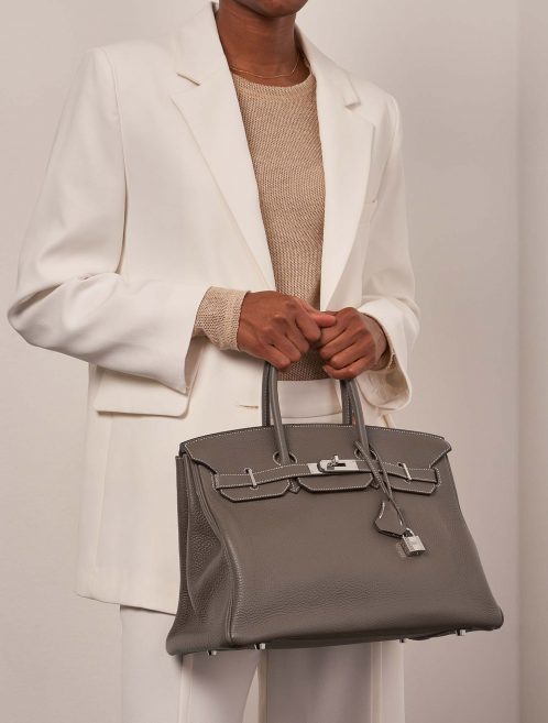 Hermès Birkin 35 Etoupe Größen Getragen | Verkaufen Sie Ihre Designer-Tasche auf Saclab.com