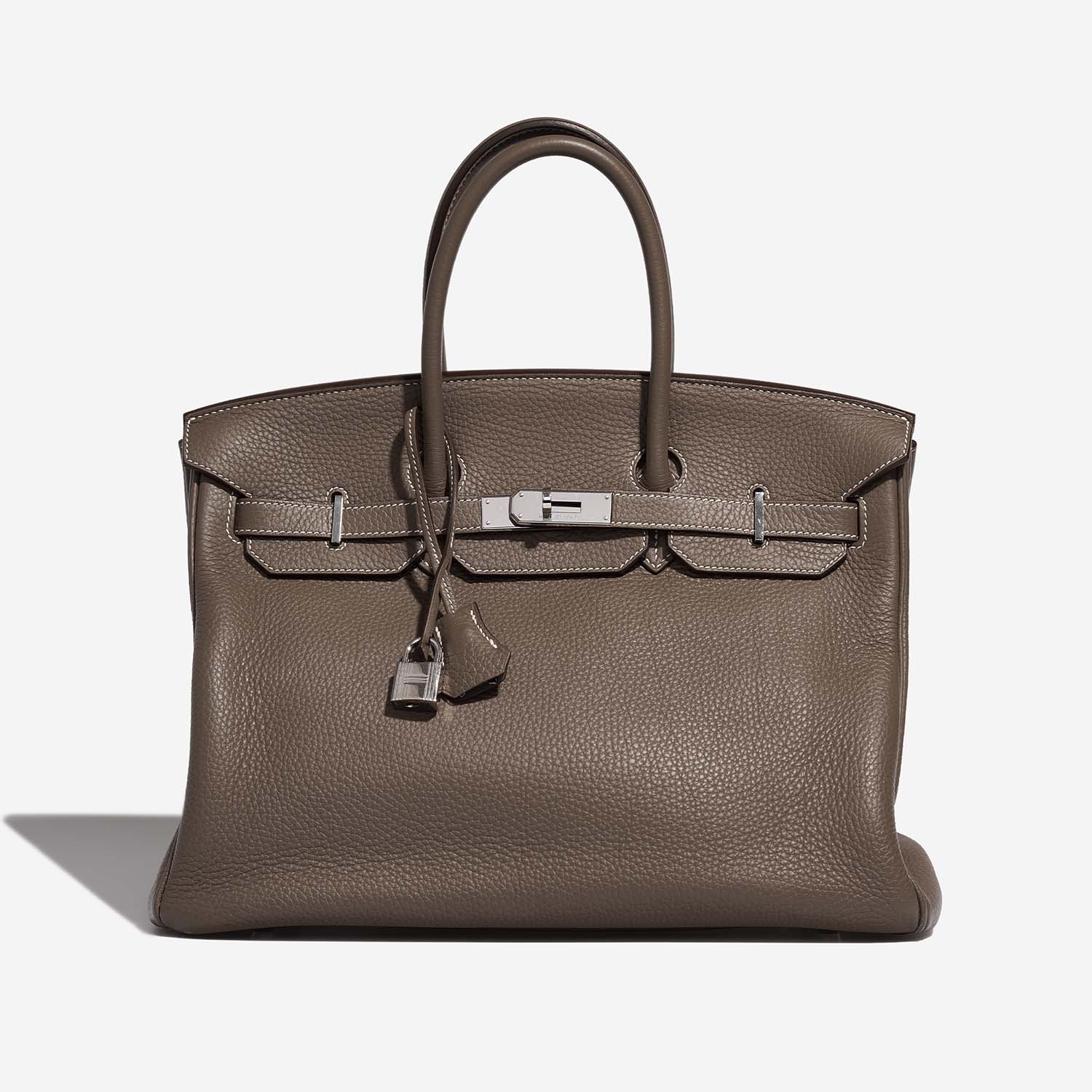 Hermès Birkin 35 Étoupe Front | Vendez votre sac de créateur sur Saclab.com