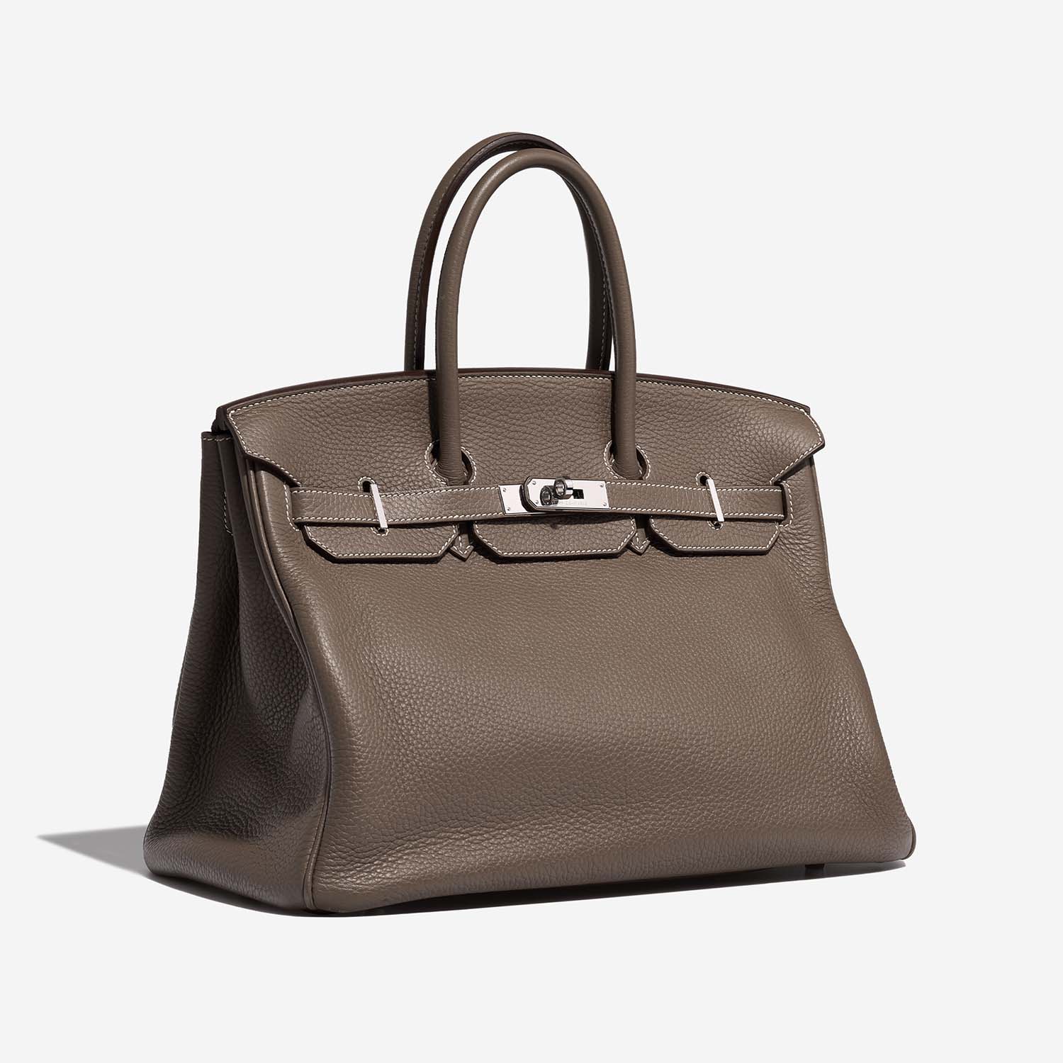 Hermès Birkin 35 Etoupe Side Front | Verkaufen Sie Ihre Designer-Tasche auf Saclab.com