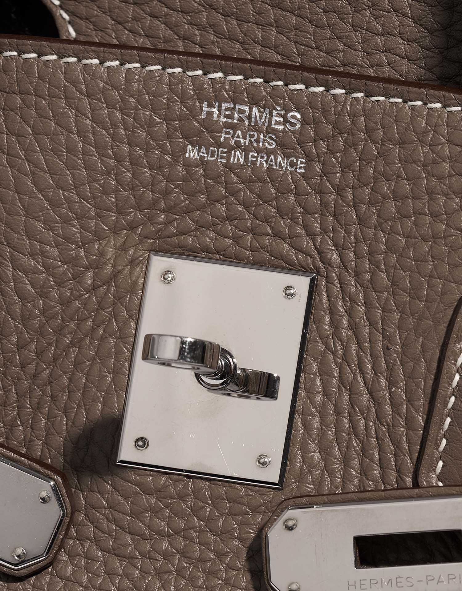 Hermès Birkin 35 Etoupe Logo  | Sell your designer bag on Saclab.com