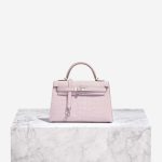 Hermès Kelly Mini MauvePale Front  | Sell your designer bag on Saclab.com