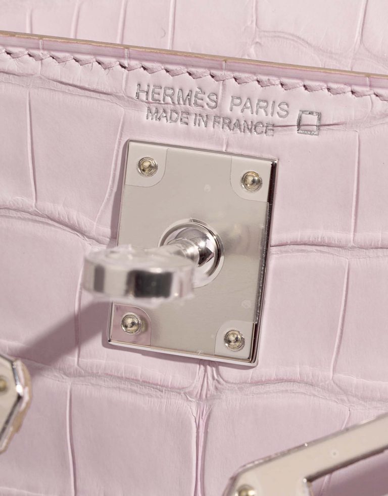 Hermès Kelly Mini MauvePale Logo  | Sell your designer bag on Saclab.com