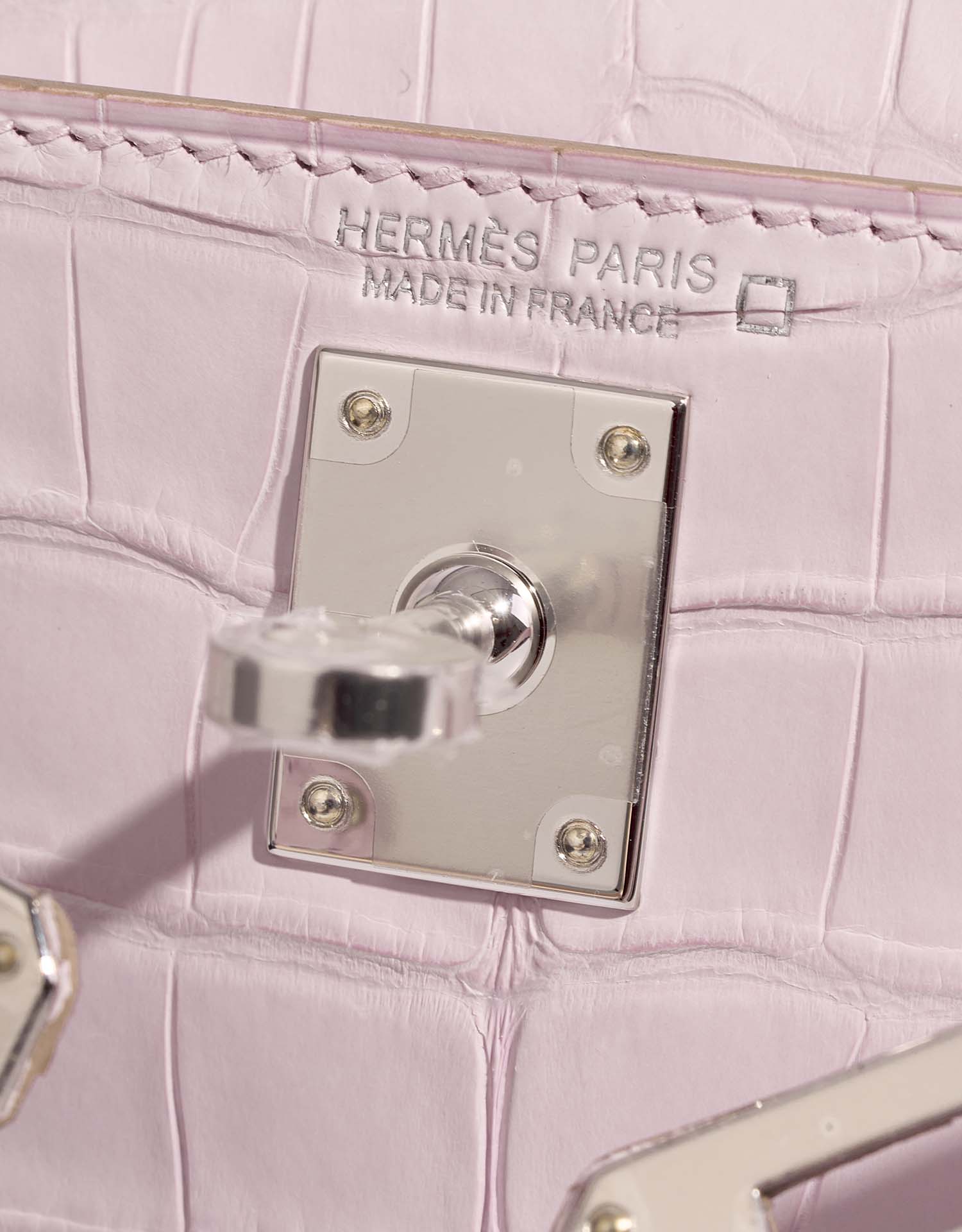 Hermès Kelly Mini MauvePale Logo  | Sell your designer bag on Saclab.com