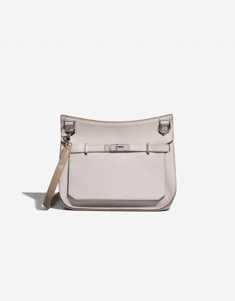 Hermès Jypsiere 28 GrisPerle-GrisTourterelle 0F | Sell your designer bag on Saclab.com