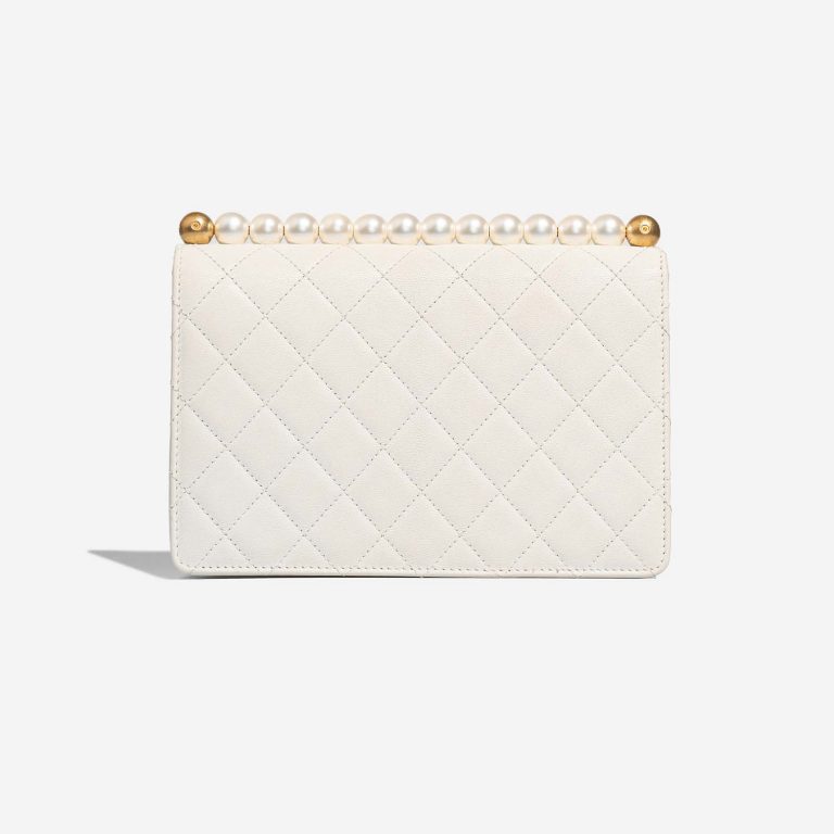 Chanel Timeless Pearls White Back  | Sell your designer bag on Saclab.com