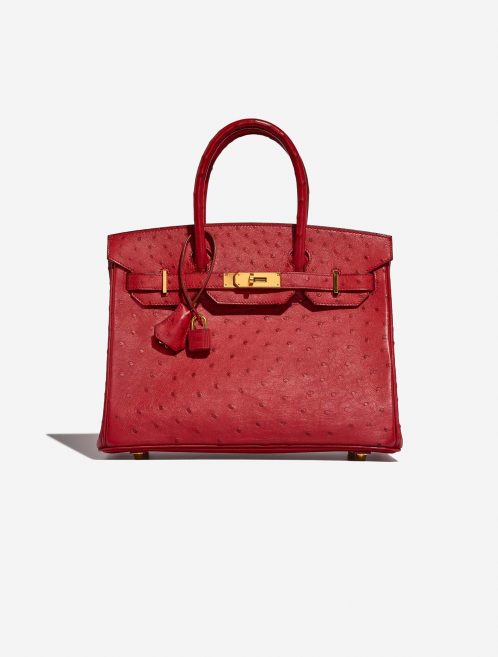 Hermès Birkin 30 RougeVif Front  | Sell your designer bag on Saclab.com