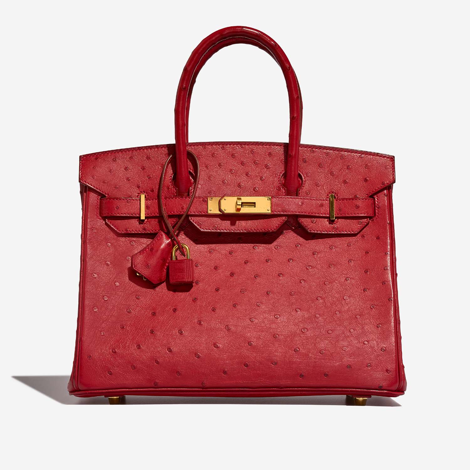 Hermès Birkin 30 RougeVif Front  | Sell your designer bag on Saclab.com