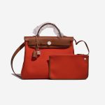 Hermès Herbag 31 Mecano-Fauve Front  | Sell your designer bag on Saclab.com