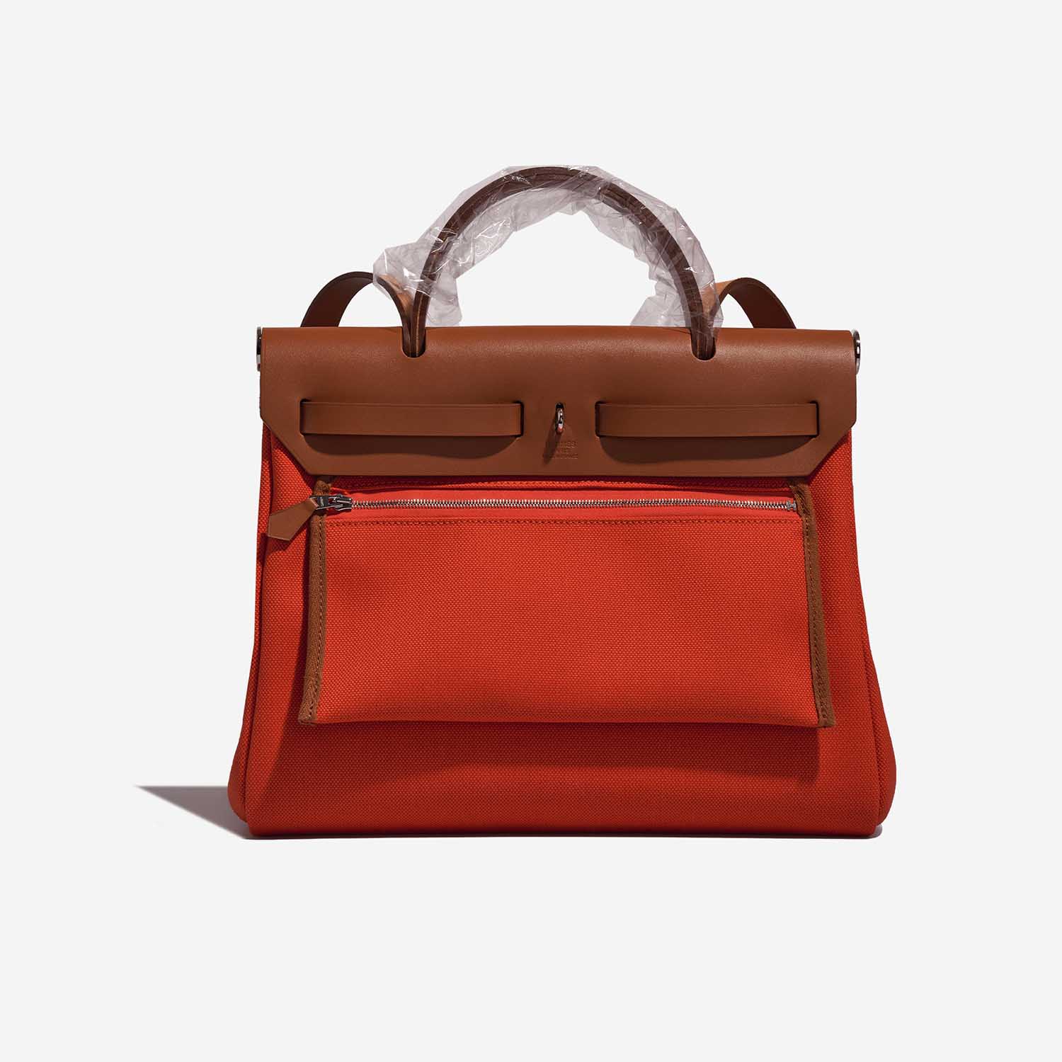 Hermès Herbag 31 Mecano-Fauve Back  | Sell your designer bag on Saclab.com