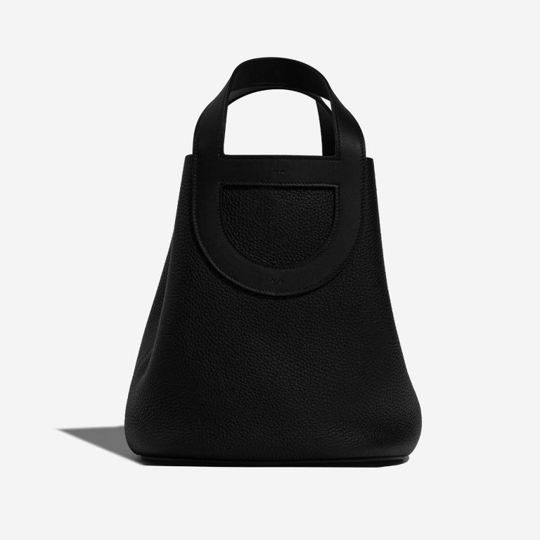 Hermès In The Loop 23 Taurillon Clemence / Swift Black Front | Sell your designer bag