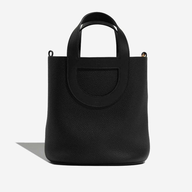 Hermès In The Loop 23 Taurillon Clemence / Swift Black Front | Sell your designer bag