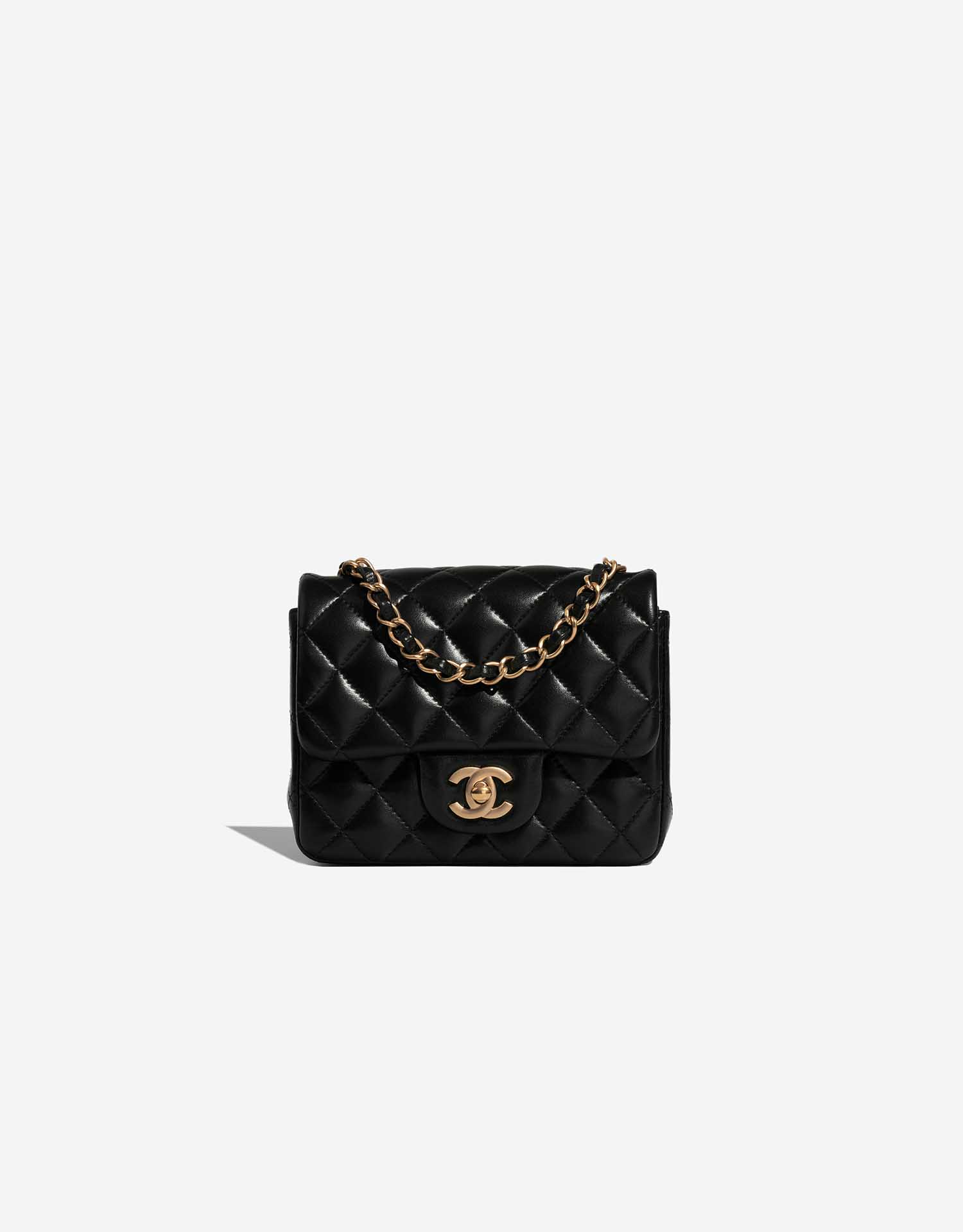 Chanel Timeless Mini Square Lamb Black | SACLÀB