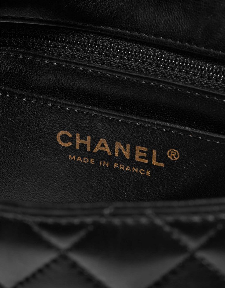 Chanel Timeless MiniRectangular Black Logo  | Sell your designer bag on Saclab.com