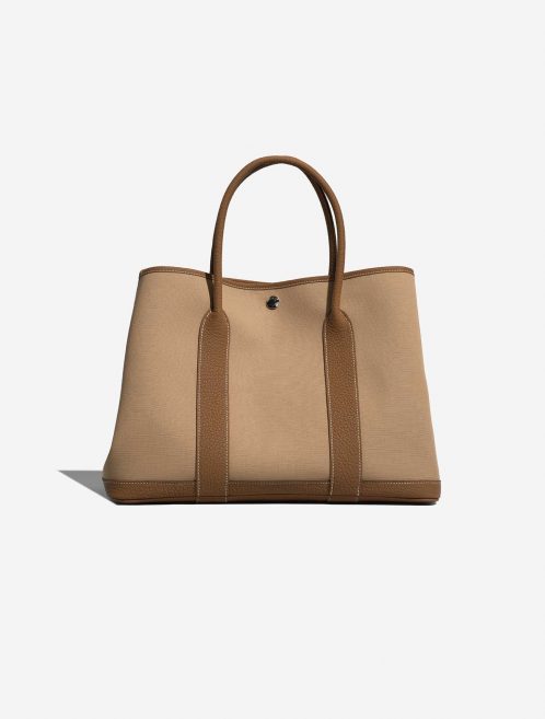 Hermès GardenParty 36 Trench-Gold Front  | Sell your designer bag on Saclab.com