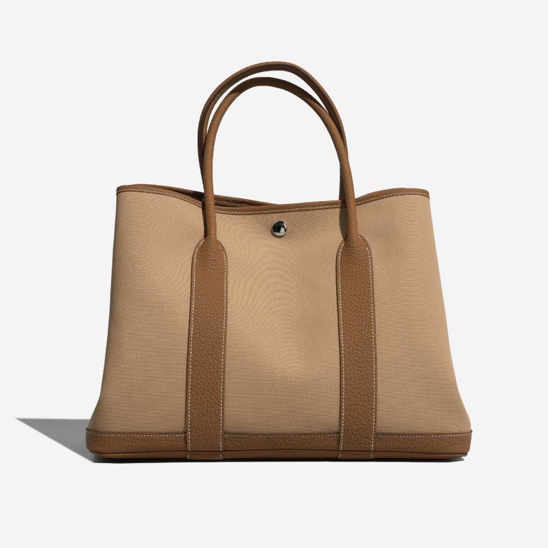 Hermès GardenParty 36 Trench-Gold Back  | Sell your designer bag on Saclab.com