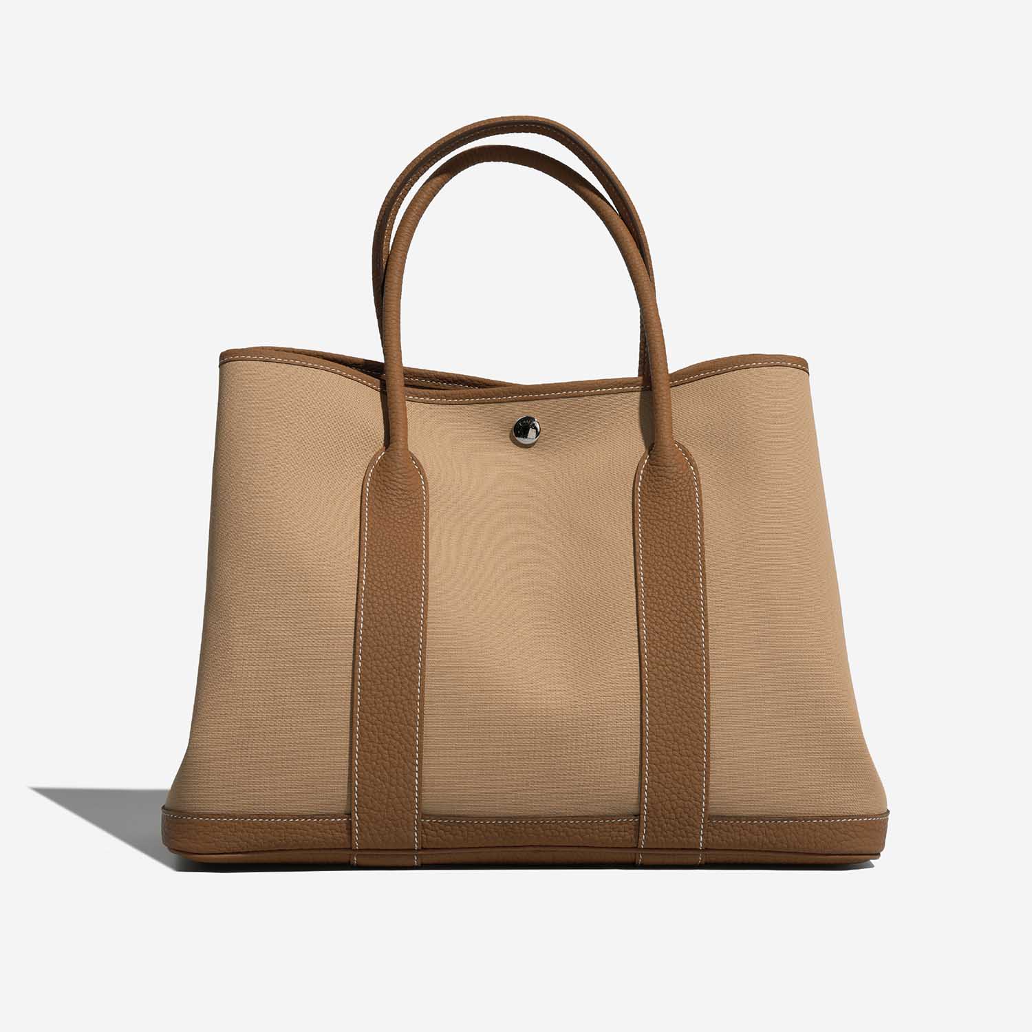 Hermès GardenParty 36 Trench-Gold Back  | Sell your designer bag on Saclab.com