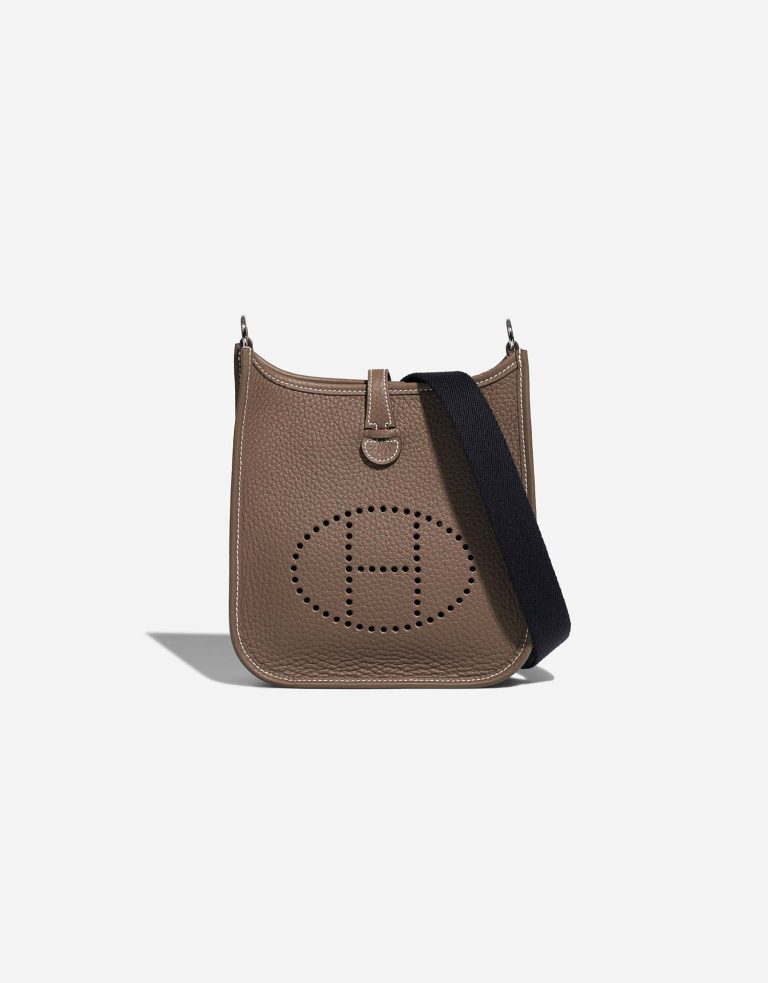 Hermès Evelyne 16 Etoupe-BleuIndigo 0F | Sell your designer bag on Saclab.com