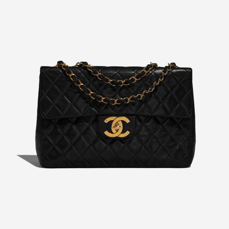 Chanel Timeless Jumbo Black Front  | Sell your designer bag on Saclab.com