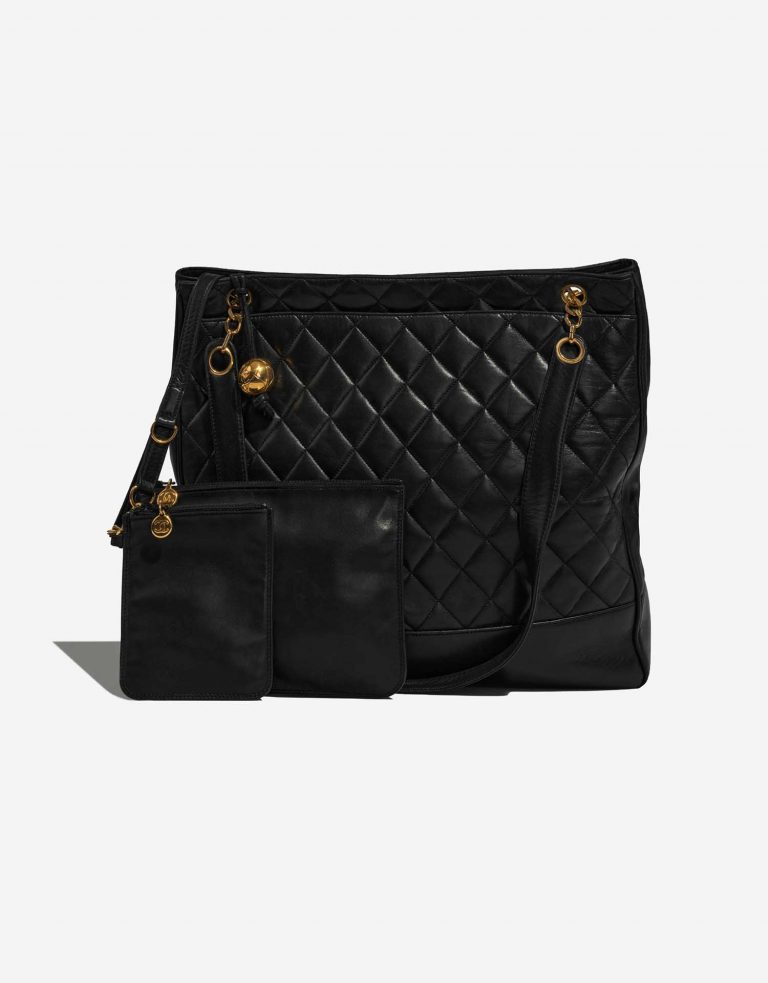 Chanel ShoppingTote Black Front  | Sell your designer bag on Saclab.com