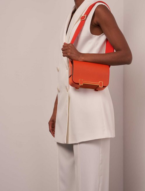 Hermès Geta OneSize Capucine Sizes Worn | Sell your designer bag on Saclab.com