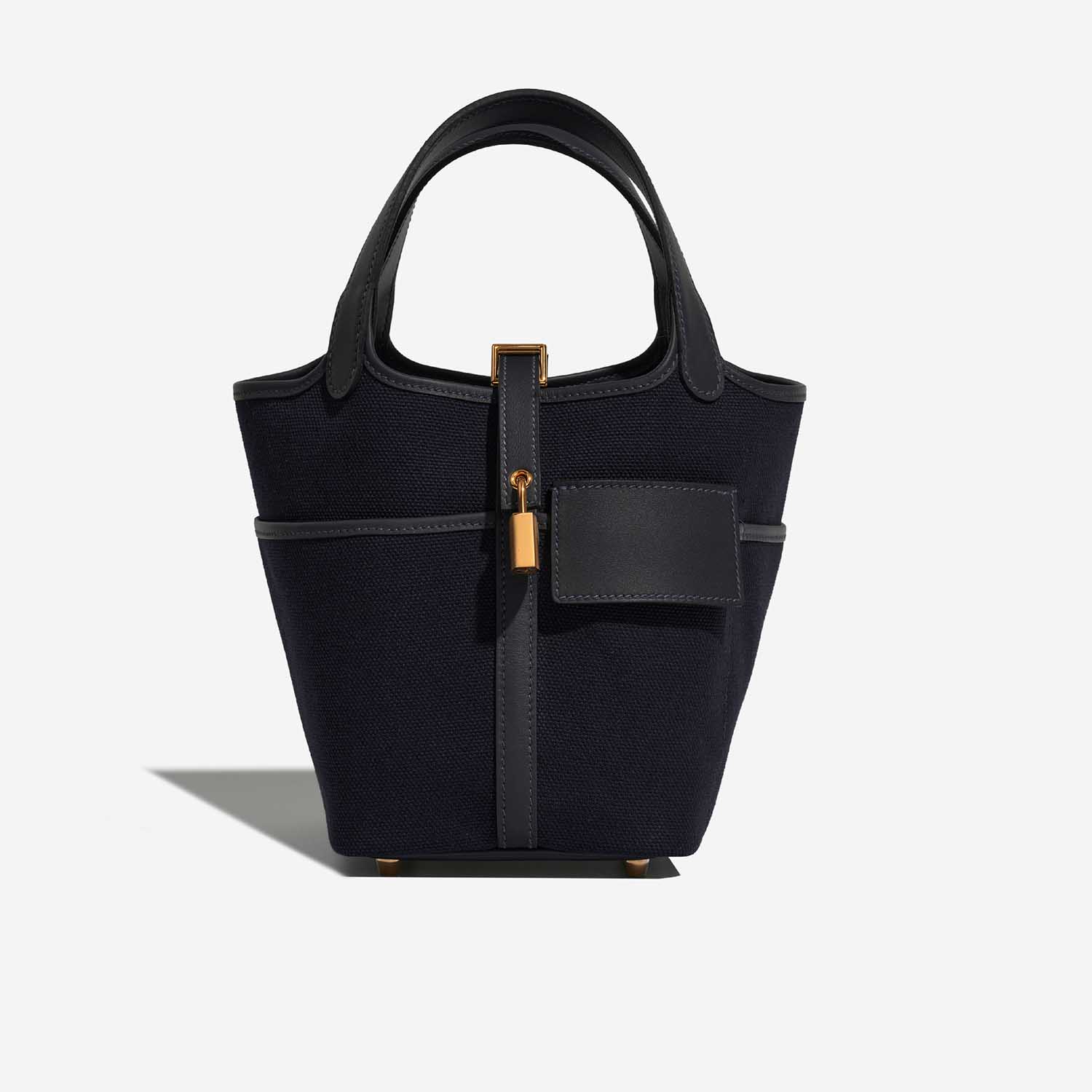 Hermès Picotin 18 BleuMarine-Caban Front | Vendez votre sac de créateur sur Saclab.com