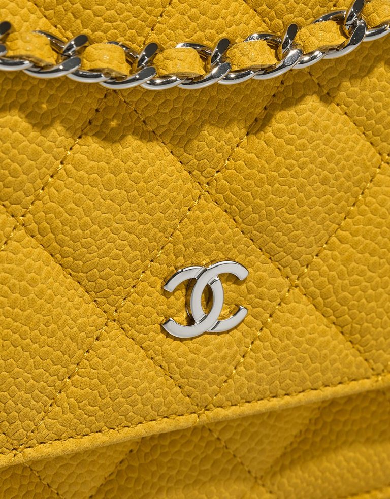 Chanel Timeless WOC Yellow Closing System  | Sell your designer bag on Saclab.com