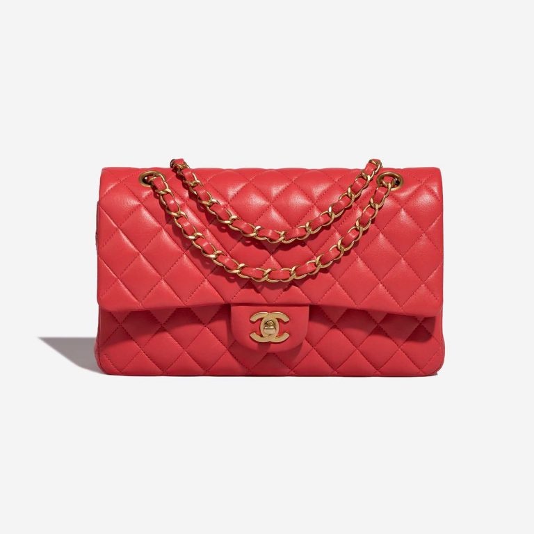 Chanel Timeless Medium Lamb Red Front | Sell your designer bag