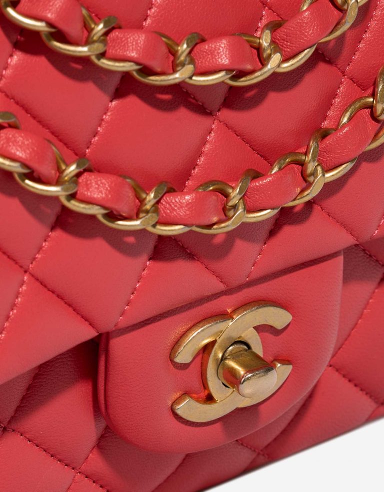 Chanel Timeless Medium Lamb Red Closing System | Sell your designer bag