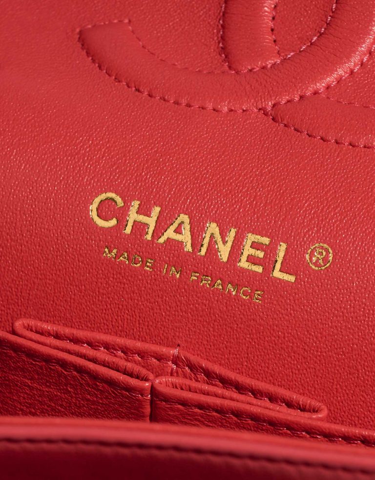 Chanel Timeless Medium Lamb Red Logo | Sell your designer bag