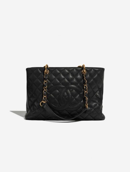 Chanel ShoppingTote GST Black Front  | Sell your designer bag on Saclab.com