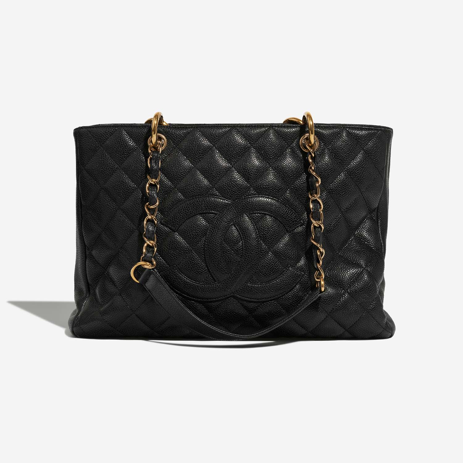 Chanel ShoppingTote GST Black Front | Verkaufen Sie Ihre Designertasche auf Saclab.com