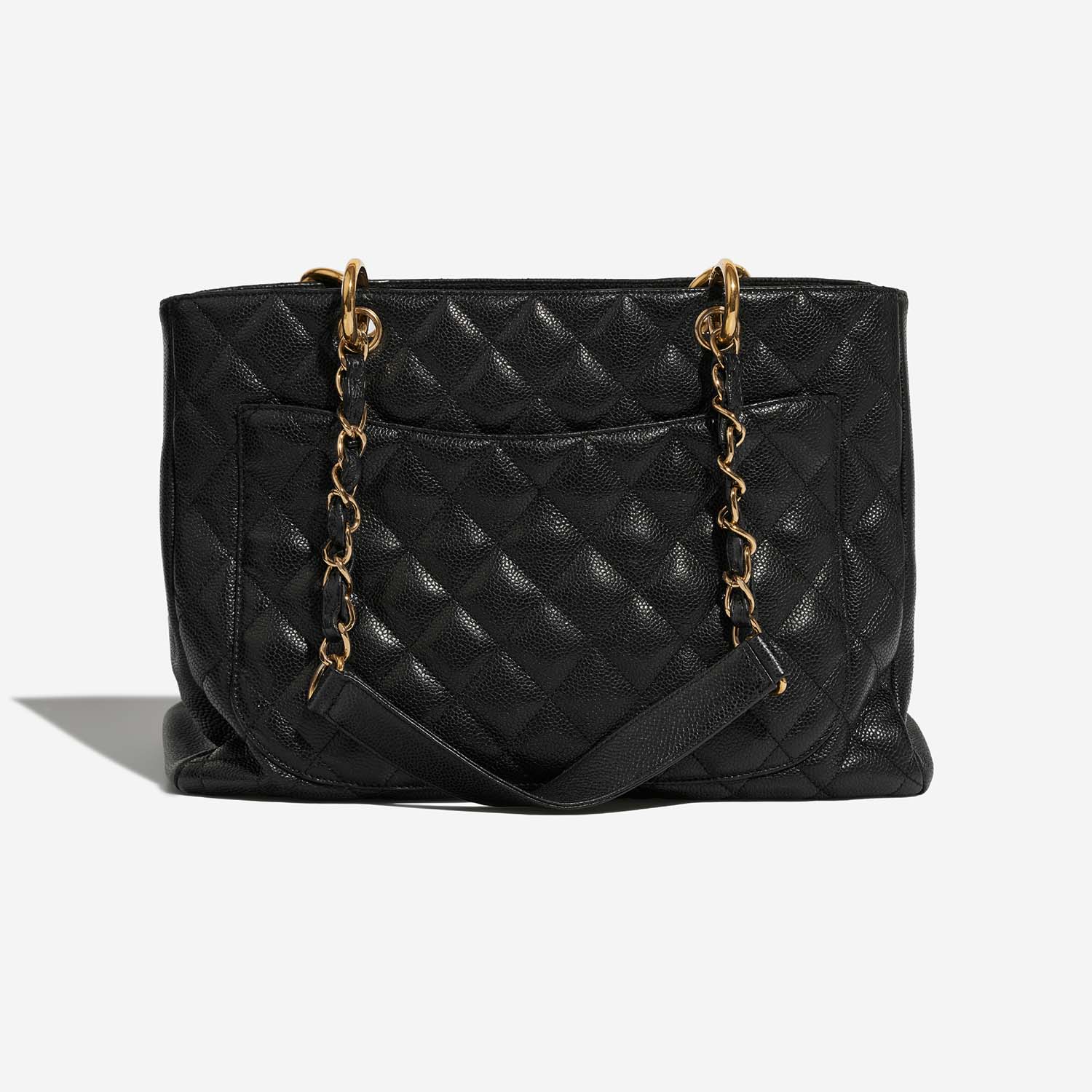 Chanel ShoppingTote GST Black Back  | Sell your designer bag on Saclab.com