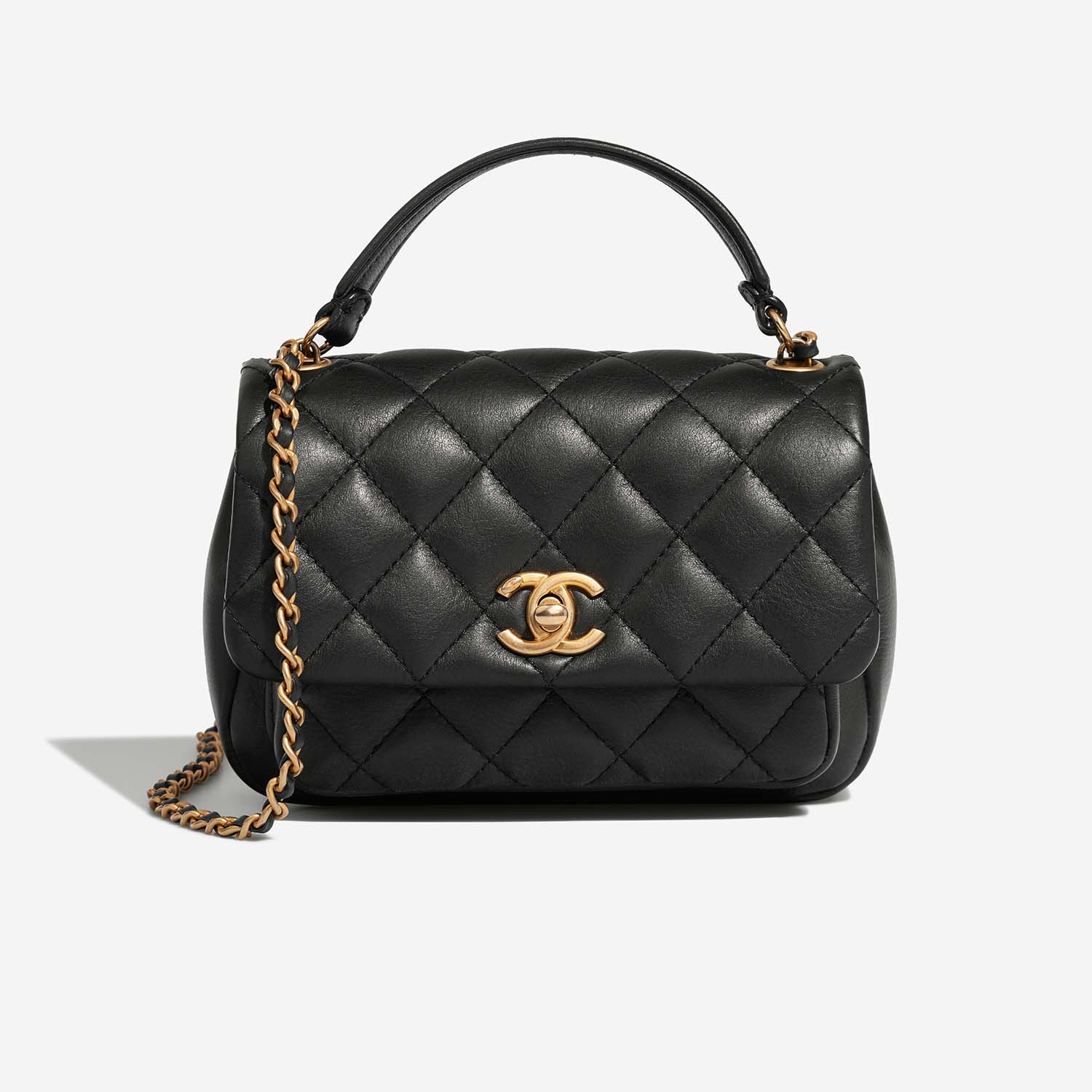 Chanel TimelessHandle Small Black Front | Vendre votre sac de créateur sur Saclab.com