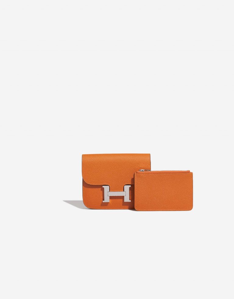 Hermès Constance SlimWallet OrangeH Front | Vendez votre sac de créateur sur Saclab.com