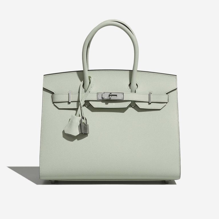 Hermès Birkin 30 VertFizz Front  | Sell your designer bag on Saclab.com