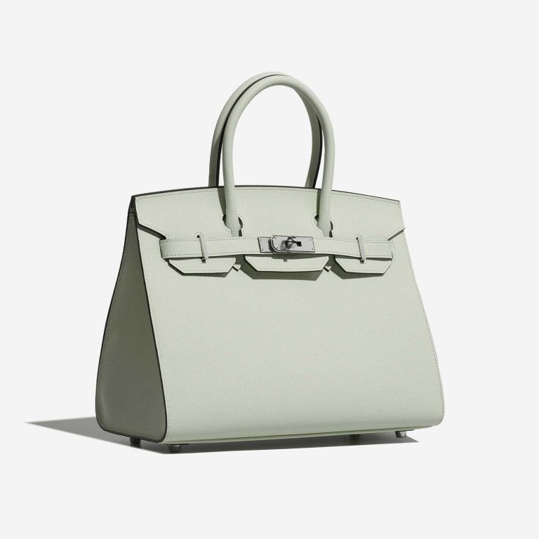 Hermès Birkin 30 VertFizz Side Front  | Sell your designer bag on Saclab.com