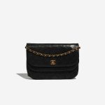 Chanel Timeless DoubleFlap Black Front  | Sell your designer bag on Saclab.com