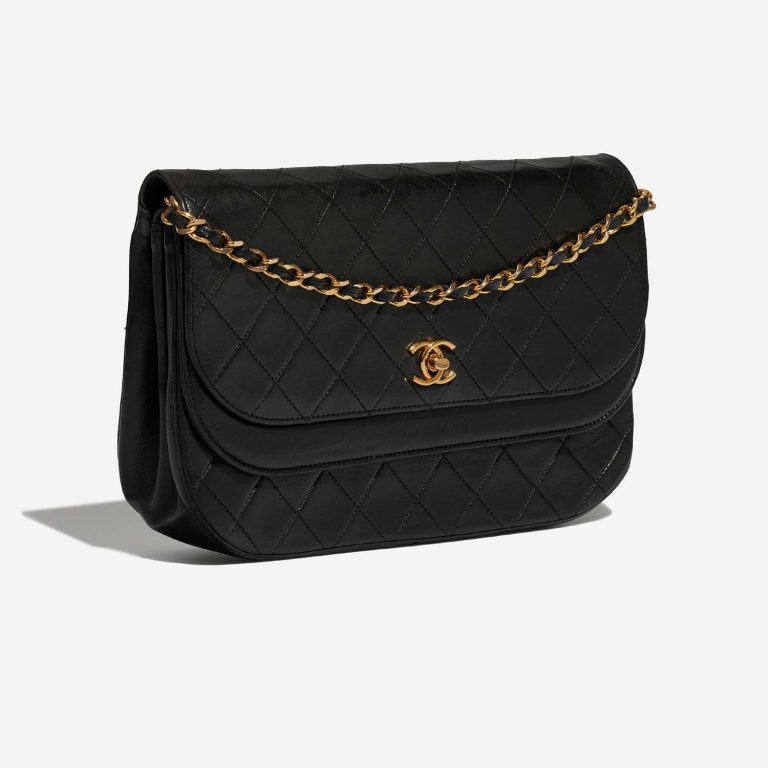 Chanel Timeless DoubleFlap Black Side Front | Vendez votre sac de créateur sur Saclab.com