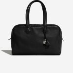 Hermès Victoria 35 Black Front  | Sell your designer bag on Saclab.com