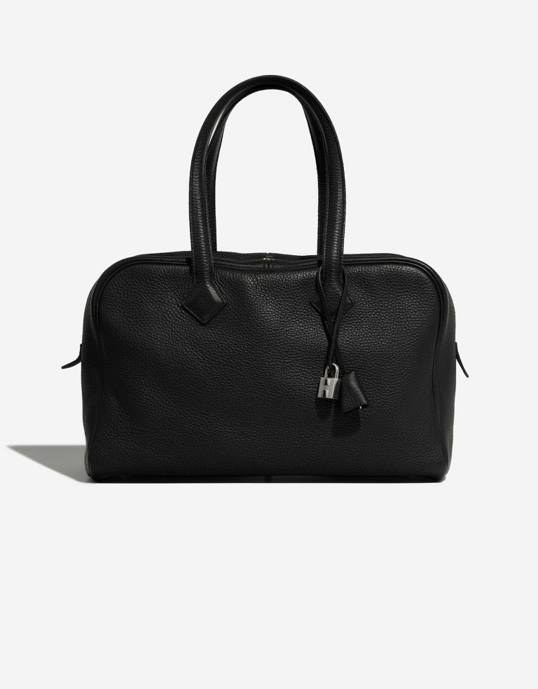 Hermès Victoria 35 Black Front  | Sell your designer bag on Saclab.com
