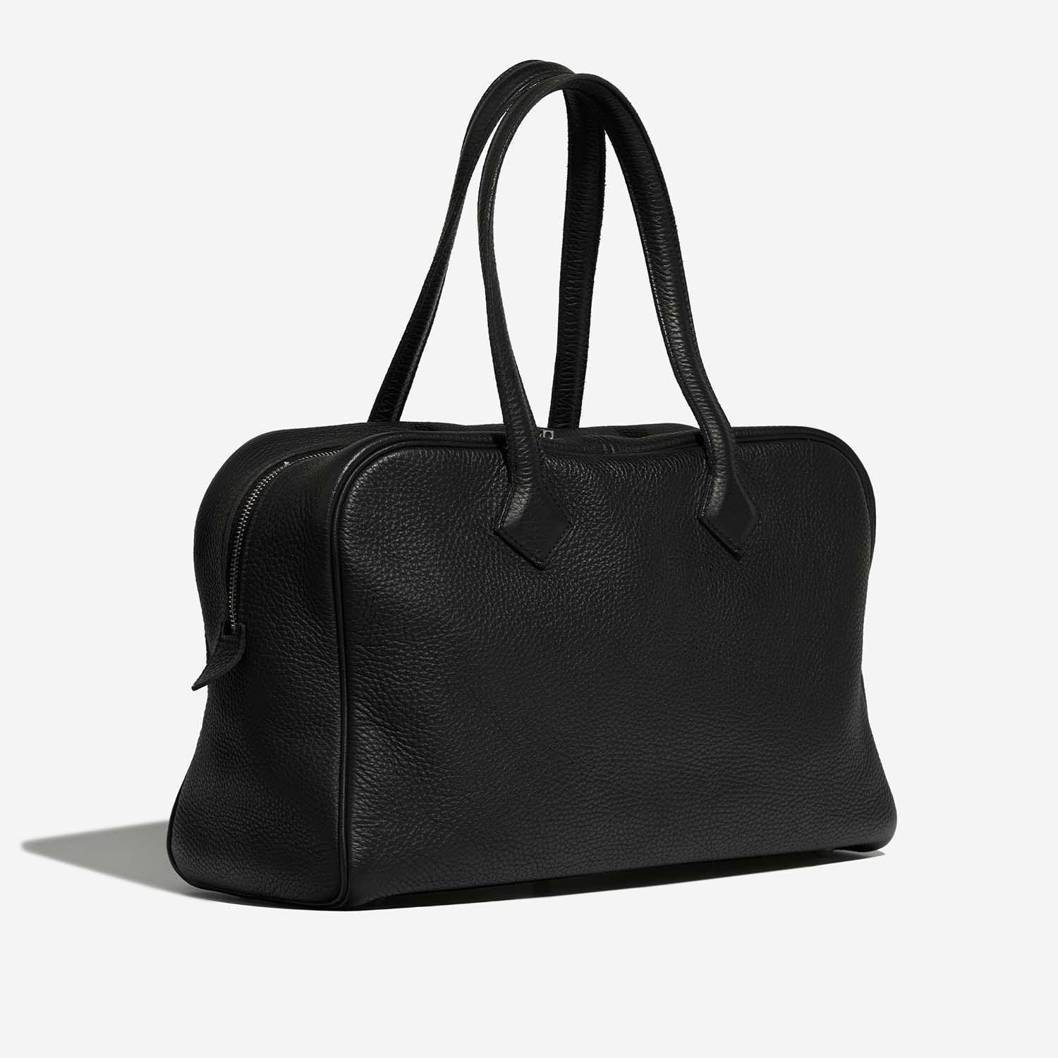 Hermès Victoria 35 Schwarz Side Front | Verkaufen Sie Ihre Designer-Tasche auf Saclab.com